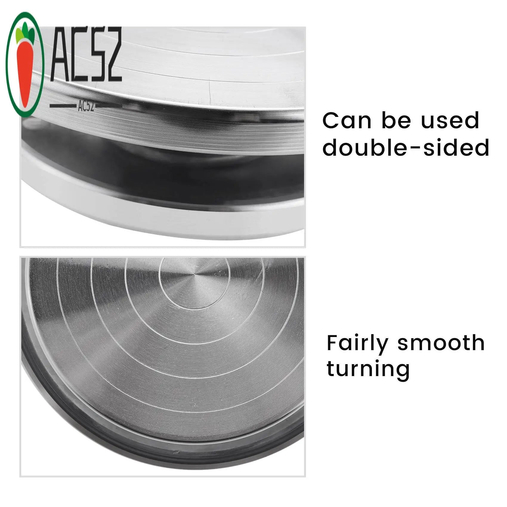 AC52-12/15Cm Double Face Use Aluminum Alloy Turntable For  Clay Sculpture Platform Pottery Wheel Rotating Tools
