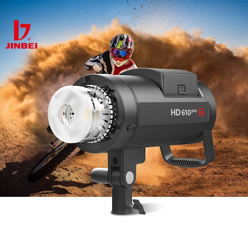 

JINBEI HD610 TTL Battery Monolight HSS 1/8000S Professional Outdoor Portrait Wedding Travel Photography Fill-in Light Flash