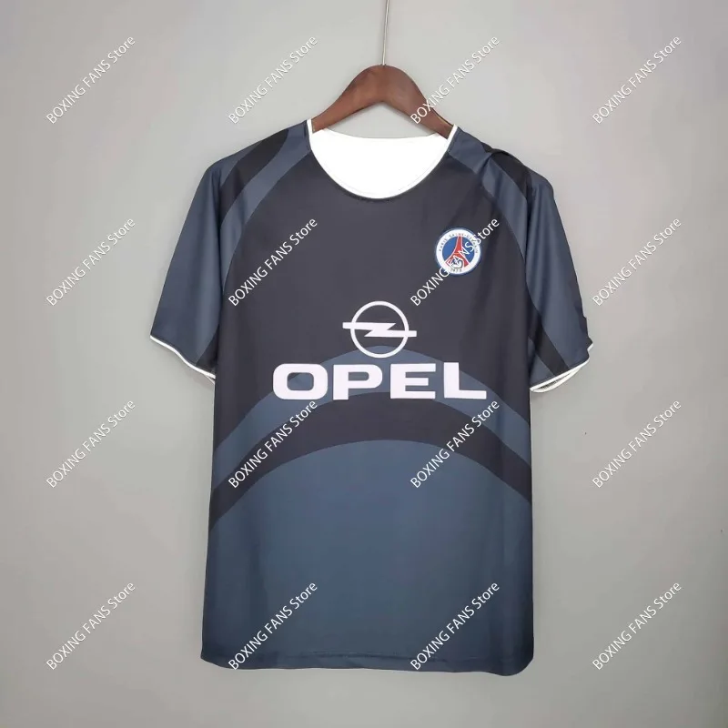 

Hot Retro Classic Summer PSG 01-02 Home Match Dress 3D Printed T-shirt Comfortable Quick Drying Fabric Breathable Sports Onboard