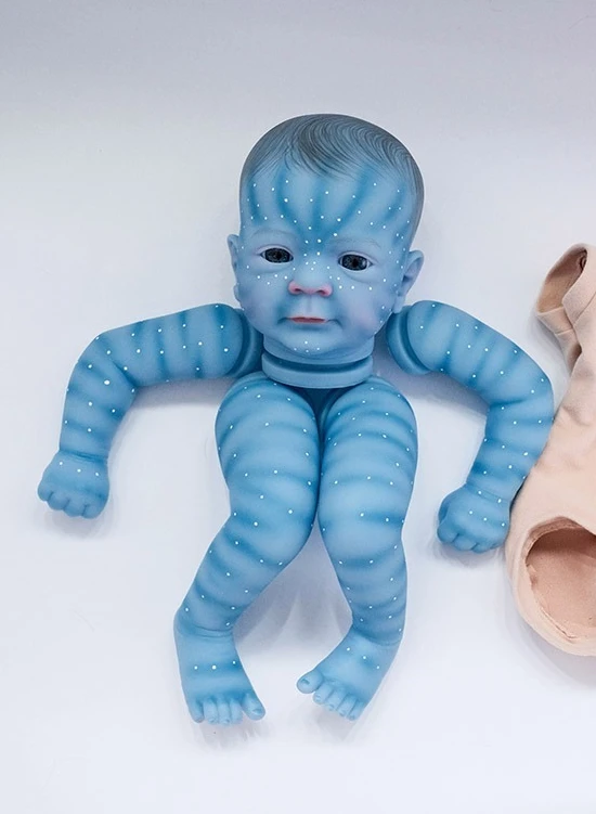 Kit de poupée Reborn réaliste NPK 18'' non fini, version Fecilia Woodland, déjà peint, jouets DIY