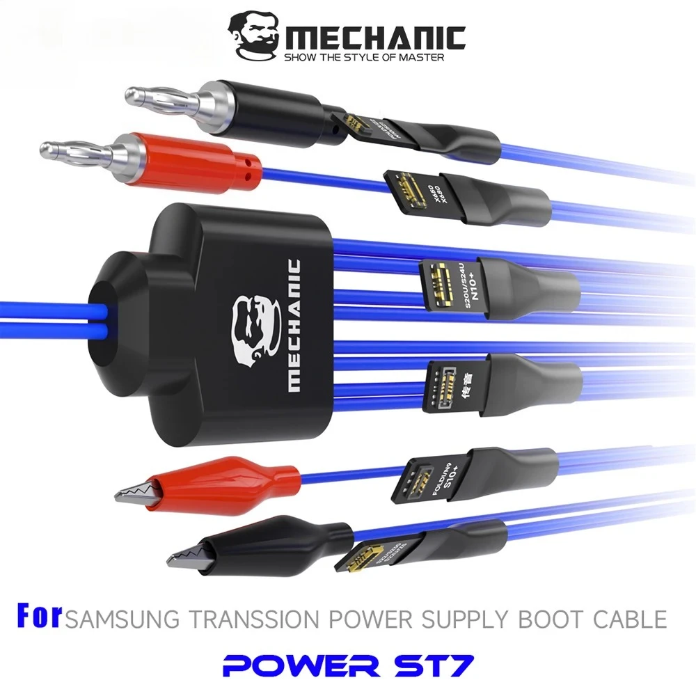 

Кабель для восстановления работы (Boot Cable) MECHANIC POWER ST7, совместимый с моделями Samsung S10-S24 Ultra/ Z Fold2-Z Fold5 / Note9-Note20 (X650/X680) и моделями Transsion