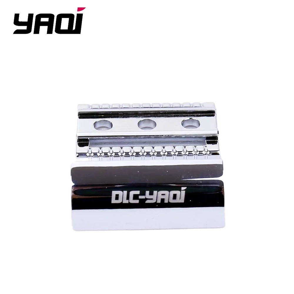YAQI Chrome Color Shaving Razor Head Mens Safety Razor Head Grooming Tools For Shaving Razor Mens Wet Shave 2026