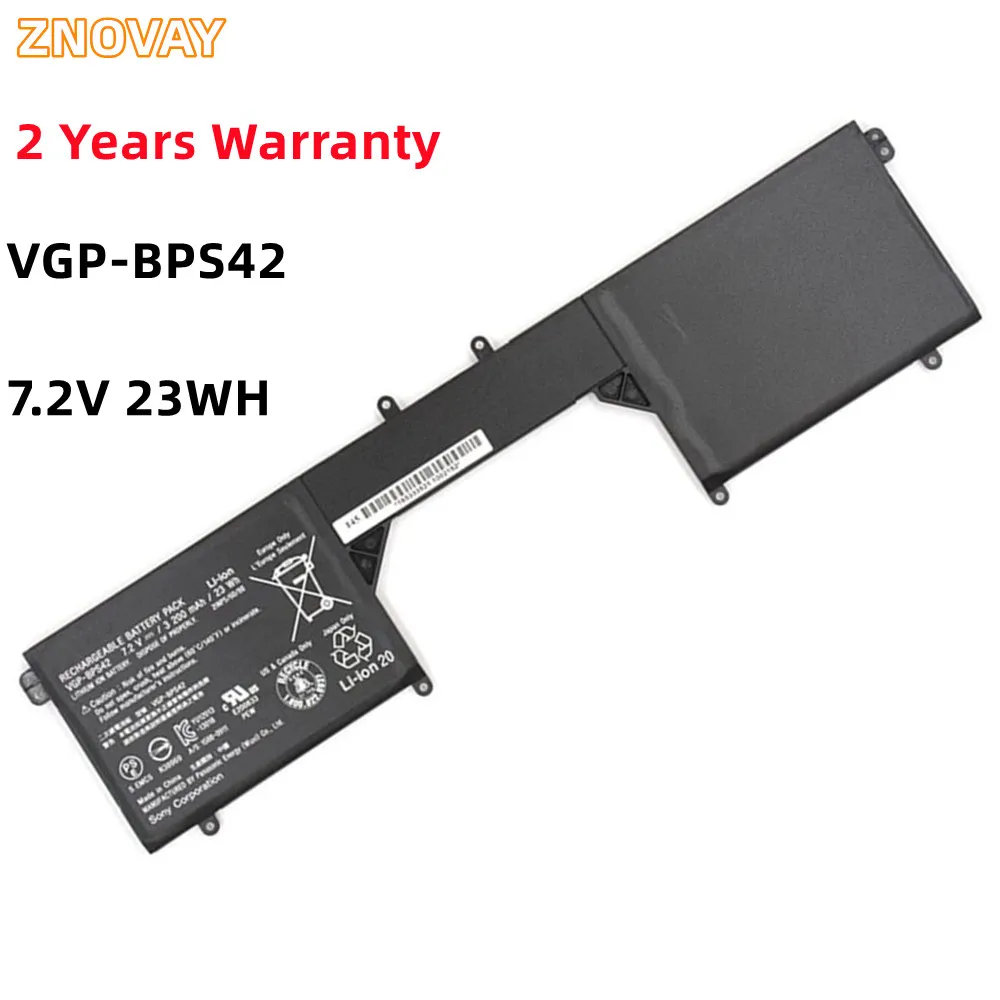 ZNOVAY New 7.2V 23WH 3200mAh VGP-BPS42 For Sony 11A SVF11N14SCP SVF11N15SCP SVF11N18CW Laptop Battery