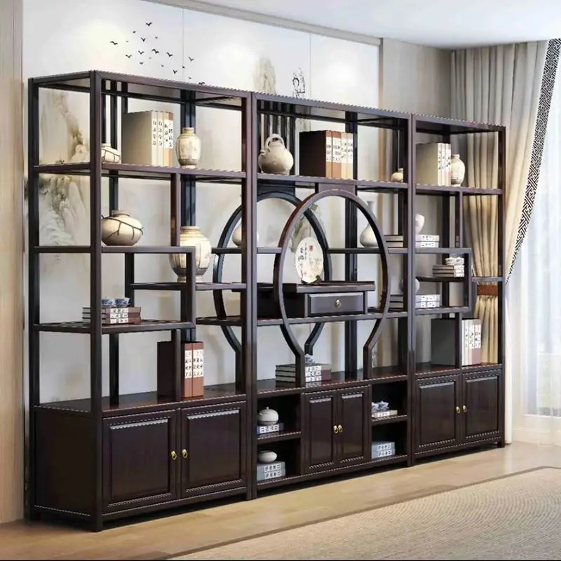 

Bogu rack, new Chinese living room screen, office tea room storage