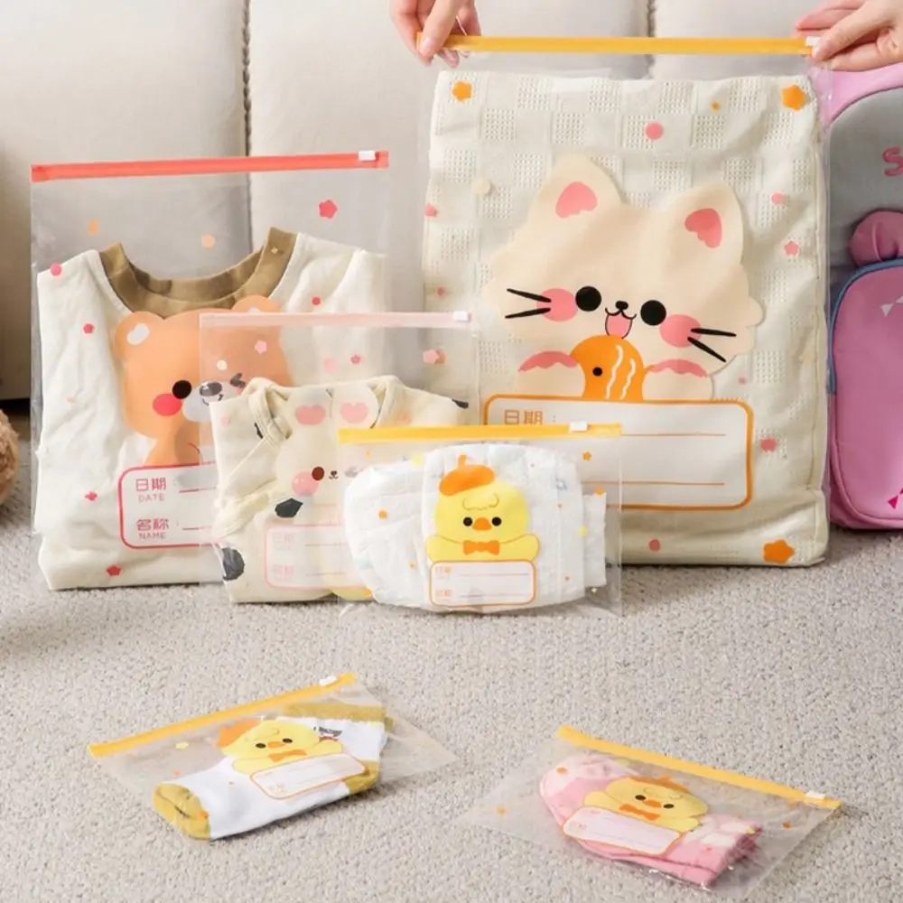 10PCS New Multi-size Storage Bag Classified Portable Baby Cloth/Diaper Pouch Baby Clothes Storage Classified Sealed Bag Travel