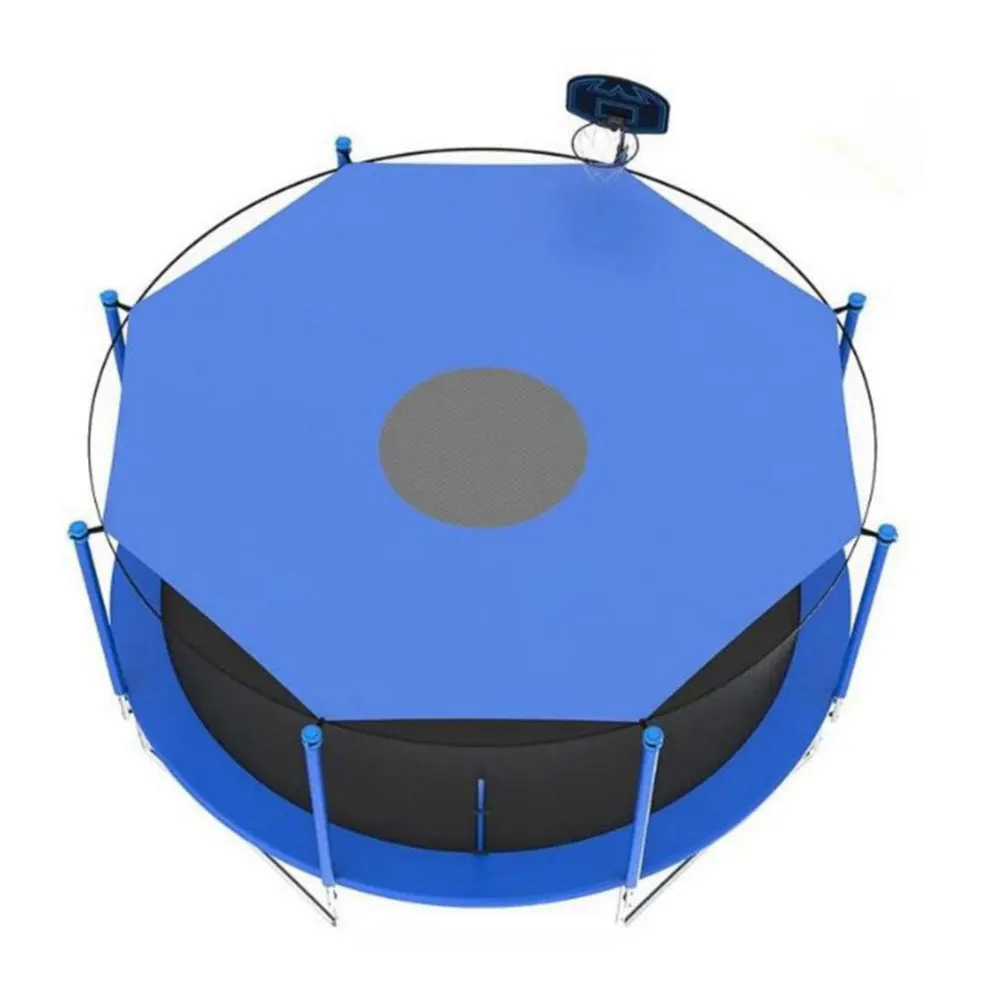 10/12/14ft Trampoline Shade Cover Waterproof Trampoline Canopy Trampolines Sunshade Accessories for Outdoor Backyard Playground