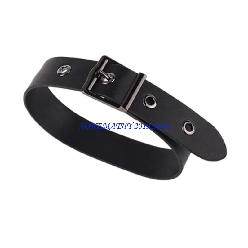 f42f-男性女性シャツステイベストベルト調節可能な-pu-ベルトベルト見た目きちんとした伸縮性のある金属腕章ロック