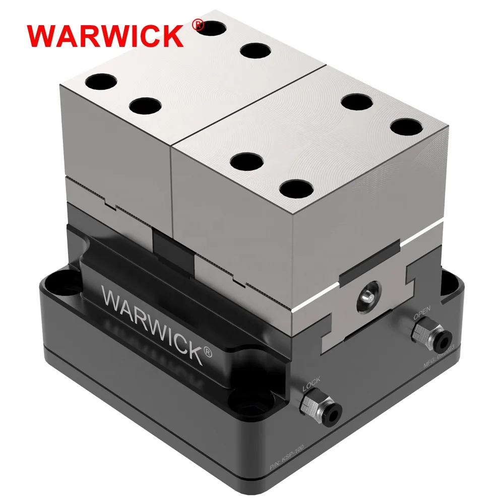 

KSP-100 100mm Pneumatic air Conentric Machine Vise Clamping Force Blocks for Rotary