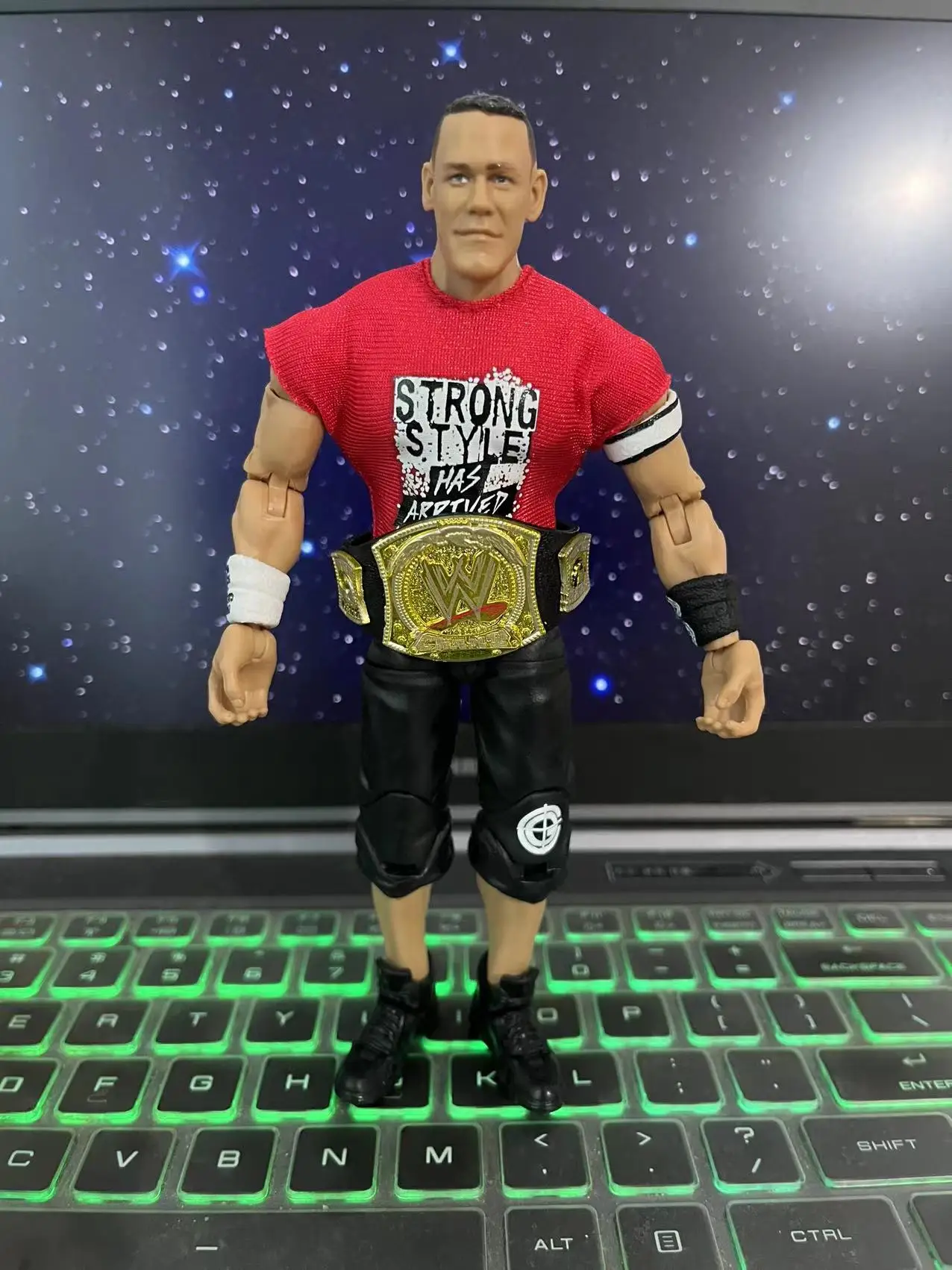 World Wrestling DA 6.5'' John Cena Home Decoration Ornaments Wrestling Display Collection Festival Gift