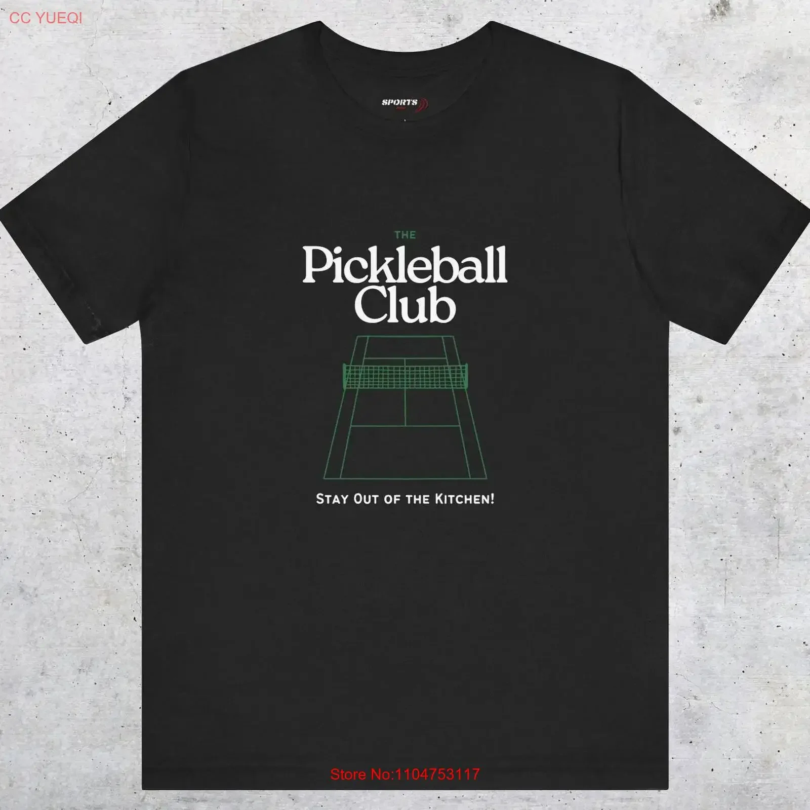 Stay out the kitchen T Shirt Pickleball Funny Sport s for Her vintage Washed fashion Casual Soft Breathable Comfortable homme