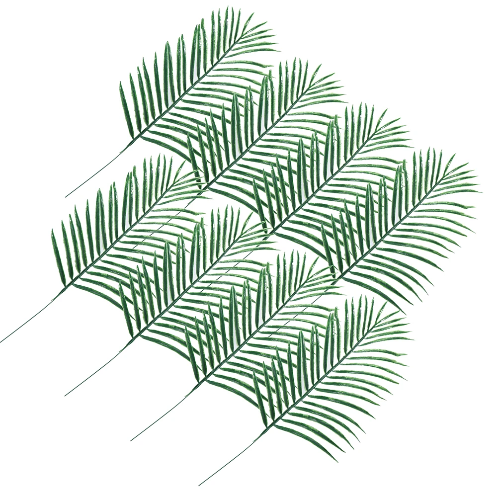 

Artificial Leaves Decorative Faux Branches Steel Stem Home Party Photo Props DIY Household Decorations Simulation Plants