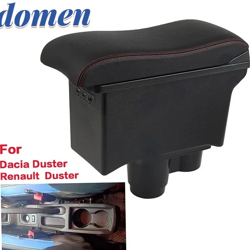 For Dacia Duster Armrest Box 2019-2022 Interior Parts special Retrofit parts Center Storage box USB