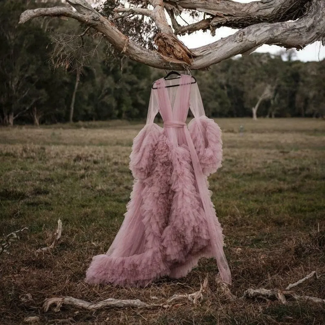 Vestido de fiesta elegante con volantes, vestidos de graduación, ilusión Sexy, cuentas, vestidos largos con cremallera trasera, vestidos de noche