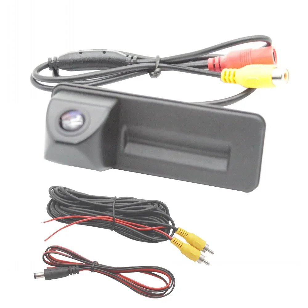 EEMRKE HD Night Vision Car Rear View Camera with Trunk Handle Tailgate Switch for Skoda Octavia 1Z A5 2004 2005 2006 2007 2008