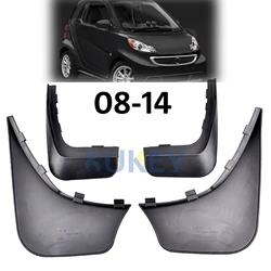 4x Car Mudguards for Smart fortwo coupe convertible A/C451 2008 - 2014 Fender Mud Flaps Splash Guards 2009 2010 2011 2012 2013