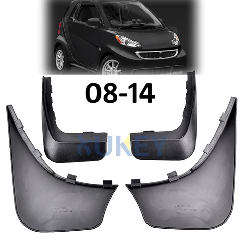 4x Автомобильные Брызговики для Smart fortwo купе A/C451 2008 - 2014 Fender Брызговики 2009 2010 2011 2012 2013