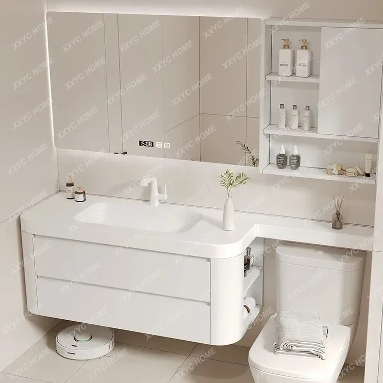 TTArc Whole Washbin Bathroom Cabinet Combination Bathroom Face Washing Wash Basin Washstand Extension Board