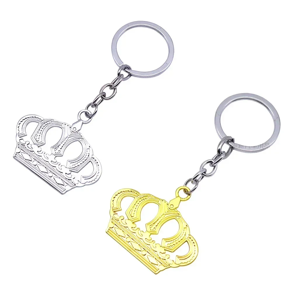 Metal Crown Car Keychain Holder Keyring Keyfob for Peugeot Volvo LEXUS Mercedes BENZ Geely Infiniti KIA Nissan Hyundai
