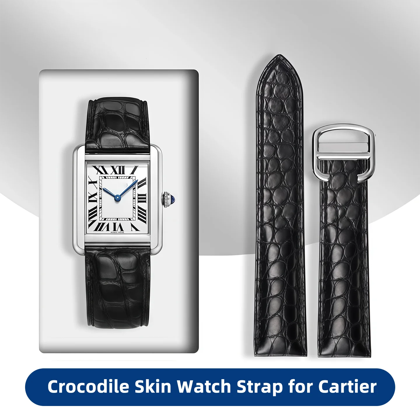 Crocodile Skin Watc… - image