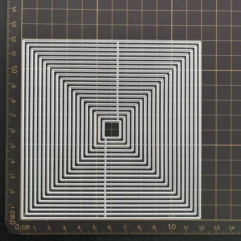 9 Soorten Vorm Van Geometrie Metalen Stansmessen Stencils Voor Diy Scrapbooking Decoratieve Embossing Handwerk Stansen Template