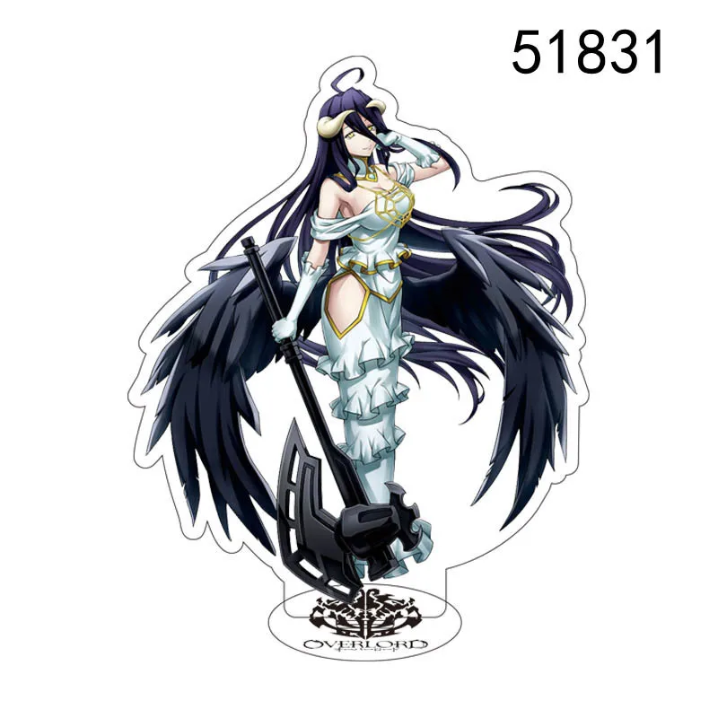 NEW Overlord Momonga Albedo Bloodfallen Shalltear Gamma Narberal Demiurge Fiore Mare Bello Cocytus Acrylic Stand Model