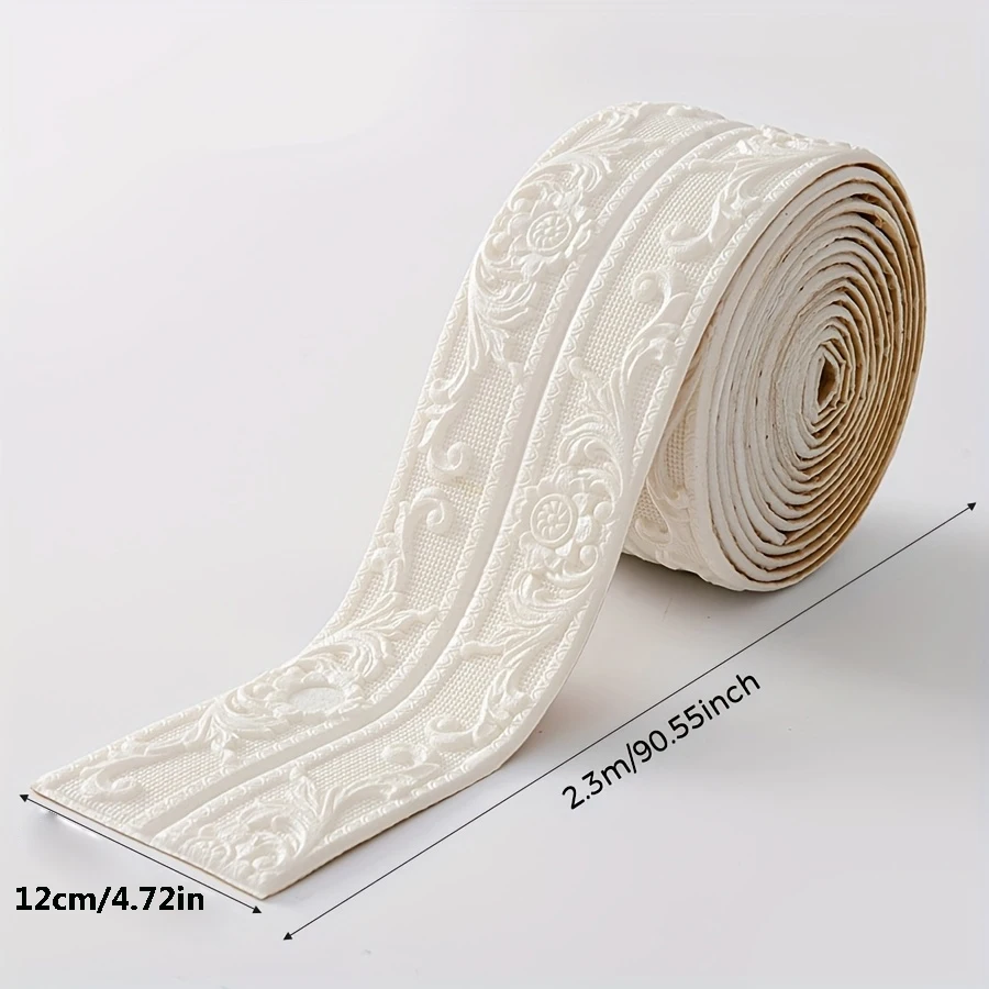Self-Adhesive Edge Banding Strip -For Ceiling Office Warehouse Living Room Door Frame- Easy Installation Corner Trim For Walls