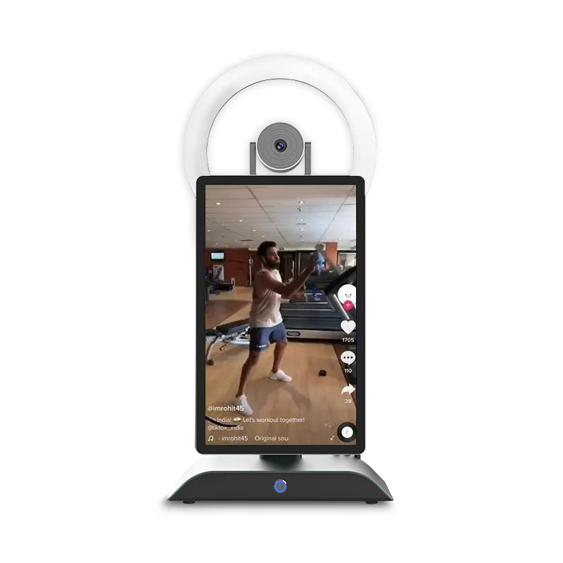 Portable 15.6 inch all-in-one Android radio interview live video streaming device