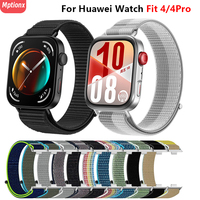 Nylon Loop Strap For Huawei Watch Fit 4 Pro Smartwatch Replacement Sprot Correa Bracelet Huawei Watch fit 3 4 band Accessories