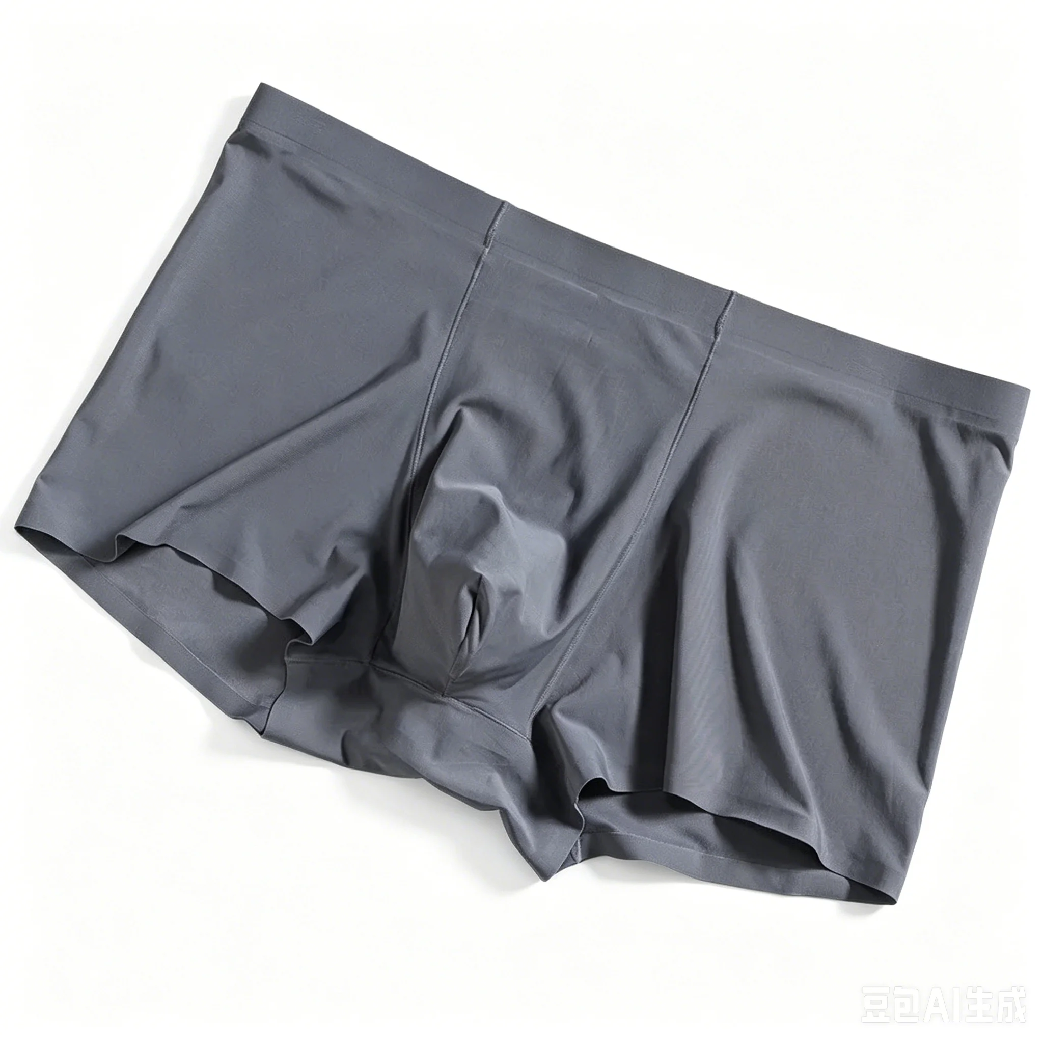 Men Underwear Ice Silk Thin Seamless Ultra-thin Elastic Cool Feel Quick Dry Boxer Shorts Summer Comfortable U Convex Pouch Trunk