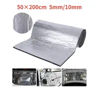 Fireproof Heat and Sound Insulation Mat 200x50cm Acoustic Thermal Mat Soundproof Wall Panels Noise Insulation for Car Deadening
