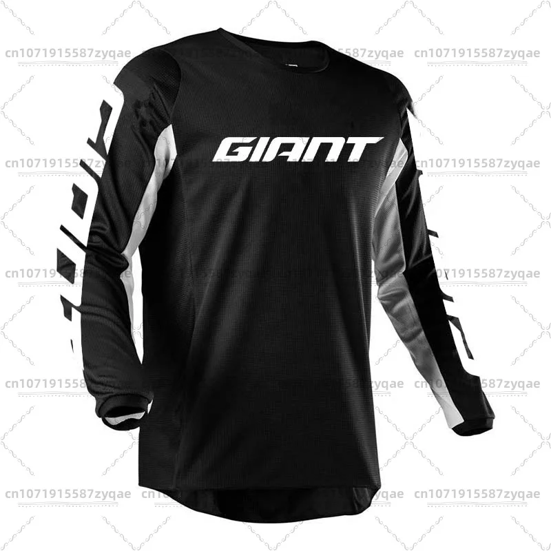 Giant Mountain Bike Jersey MTB Enduro off Road Shirt Downhill Sportswear Motorcycle T-shirt Long Sleeve Riding T-shirt - Image 2