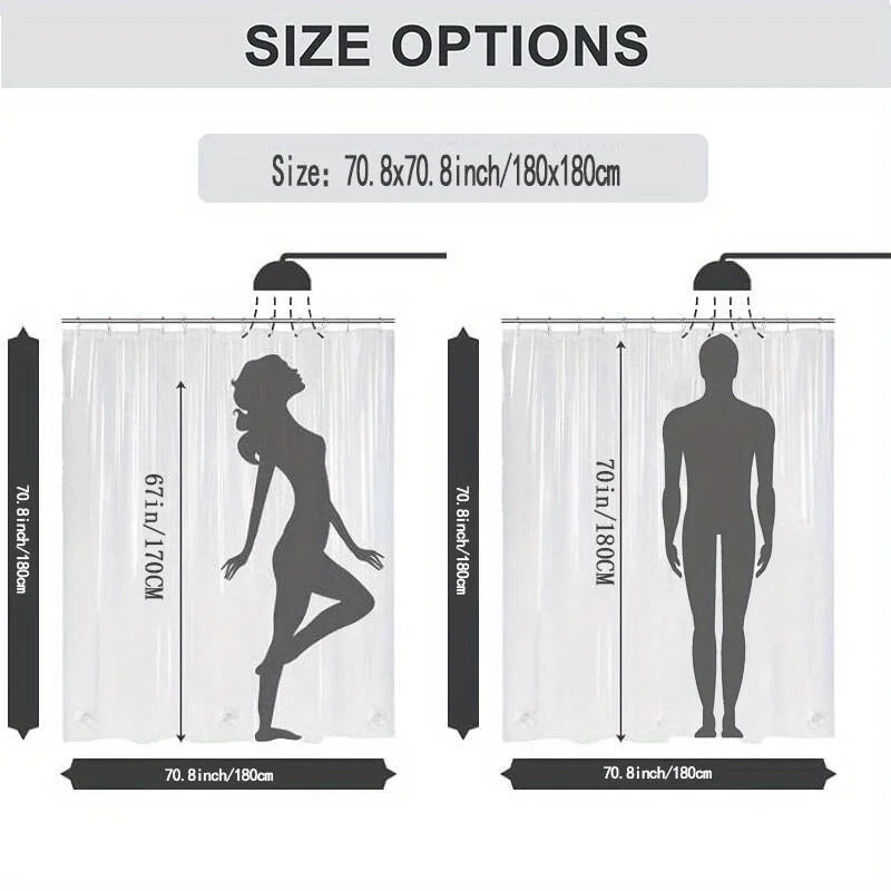 ستارة دش بأوراق الندى النابضة بالحياة - فن طبيعي ملون لديكور الحمام الحديث، تصميم مقاوم للماء وسهل العناية #6