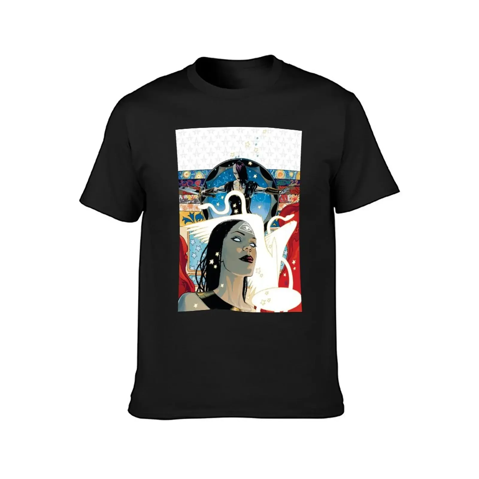 Promethea - Alan Moore T-Shirt blacks summer top fitted t shirts for men