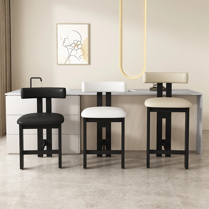 

Black Back Bar Stools Commercial Cream Unique Minimalist Luxury Bar Stools Modern Designer Elegant Sillas De Barra Bar Furniture