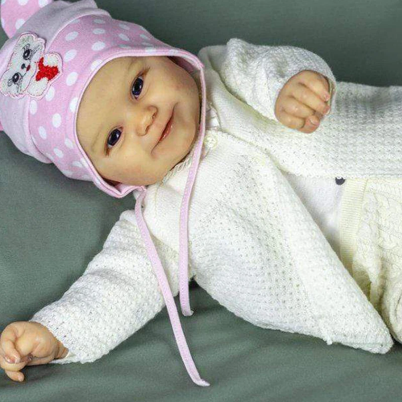 61Cm Bebe Reborn Doll Kit 24 Inch Reborn Baby Kit Maddie Vinyl Unpainted Onvoltooide Pop Onderdelen Diy Blank Pop kit