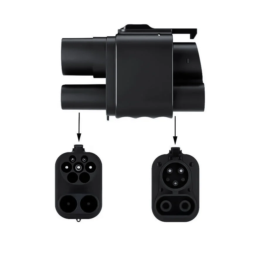 CCS2 To CCS1 IP65 Universal Adapter DC Electric Vehicles Charging Adapter For EV Car Charger Connector