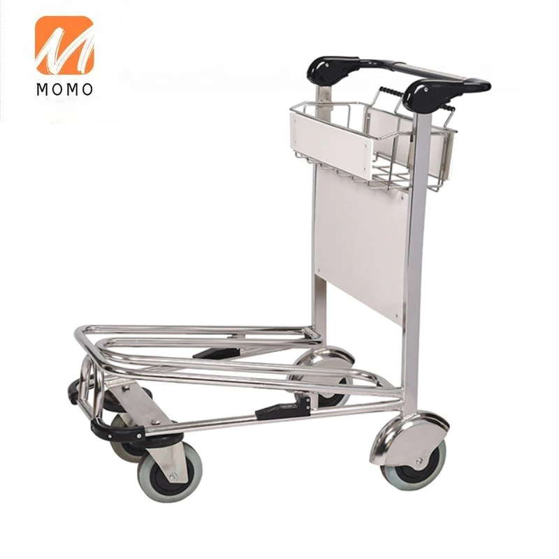 Aluminium Airport Trolley for transport Airport Luggage Trolley Passenger Guidance Systems