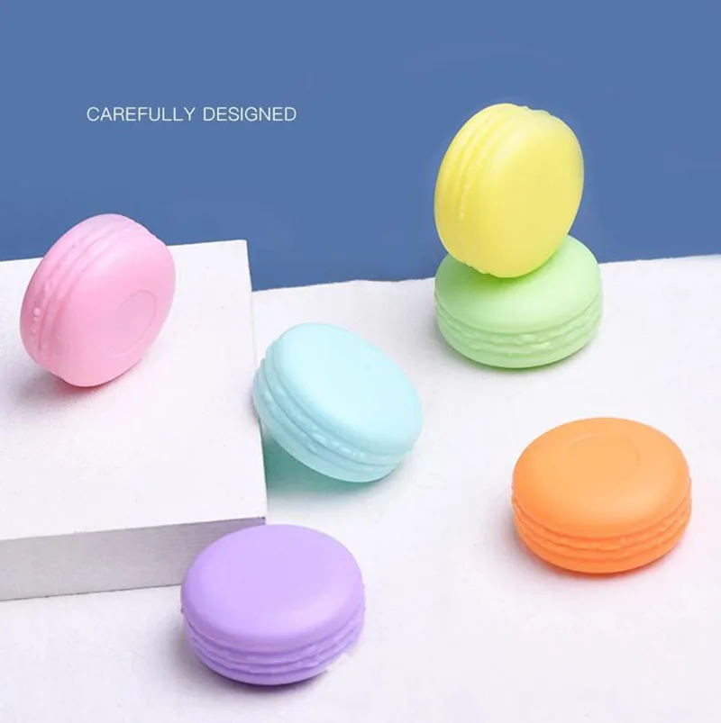 10pcs 10g Candy Macaron Lip Balm Container Cosmetics Cream jar Makeup Container Lotion Refillable Bottle Cream Lotion jar