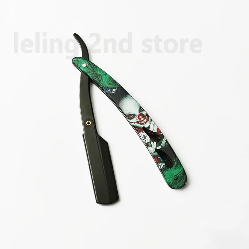 ماكينة حلاقة رجالية من صالون الحلاقة بحافة مستقيمة سكاكين ماكينة حلاقة يدوية لحلاقة اللحية والعناية شفرات قابلة للاستبدال هدية للرجال