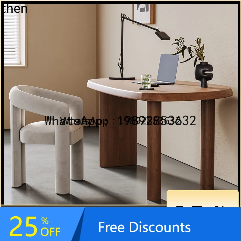 

LYY solid wood special-shaped desk living room bedroom minimalist creative computer desk