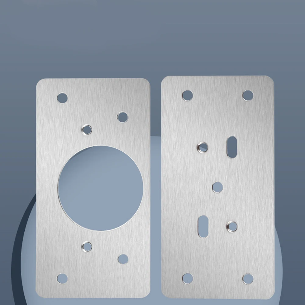 1/2/4/10pcs Hinge Repair Plates Stainless Steel Install Fixing Plate Furniture Wardrobe Door Hinge Repair Board Hardware