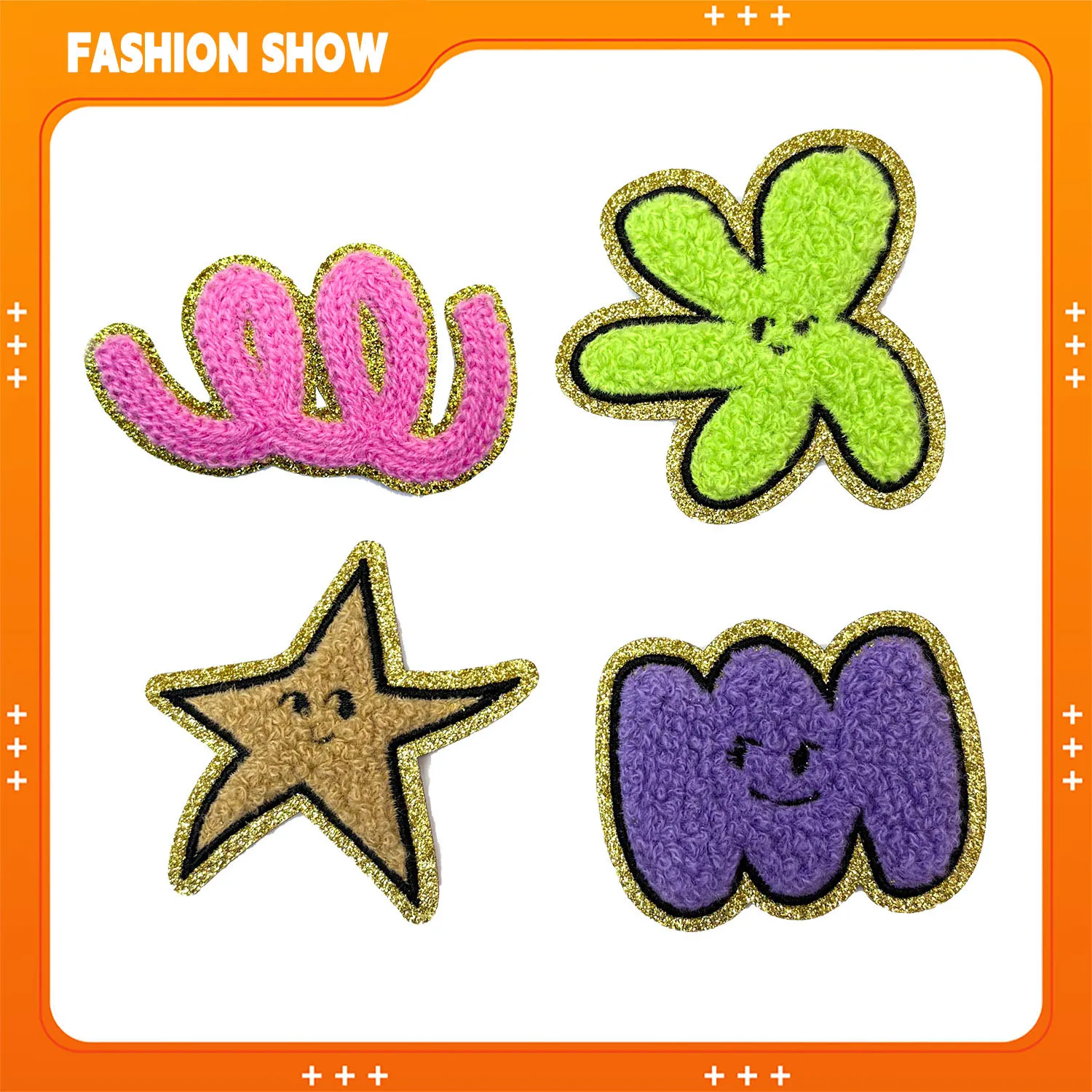

Ins Style Three-Dimensional Chenille Embroidery Patches, Healing Clouds, Stars, Flowers, Hand-Sewn DIY Sweater and Hoodie Transformation, Clothing Accessories, Hole Repair Patches