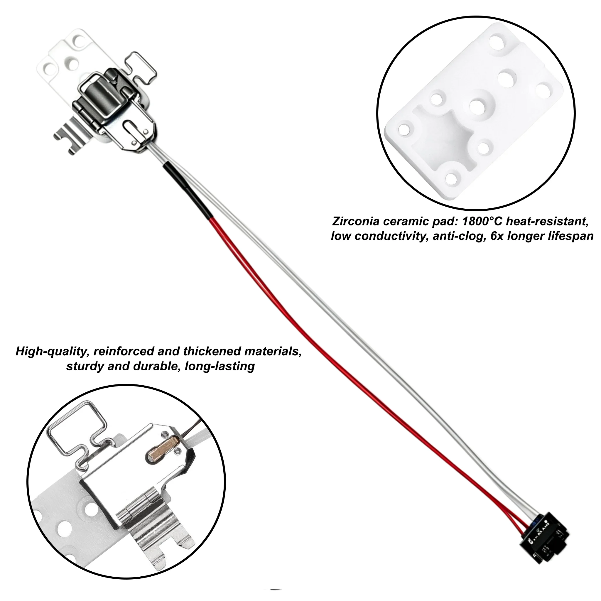For Bambu Lab A1/A1mini Hotend Upgraded Heating Assembly High Temperature Resistance For Bambu Lab A1 Series Bambulab Accessorie