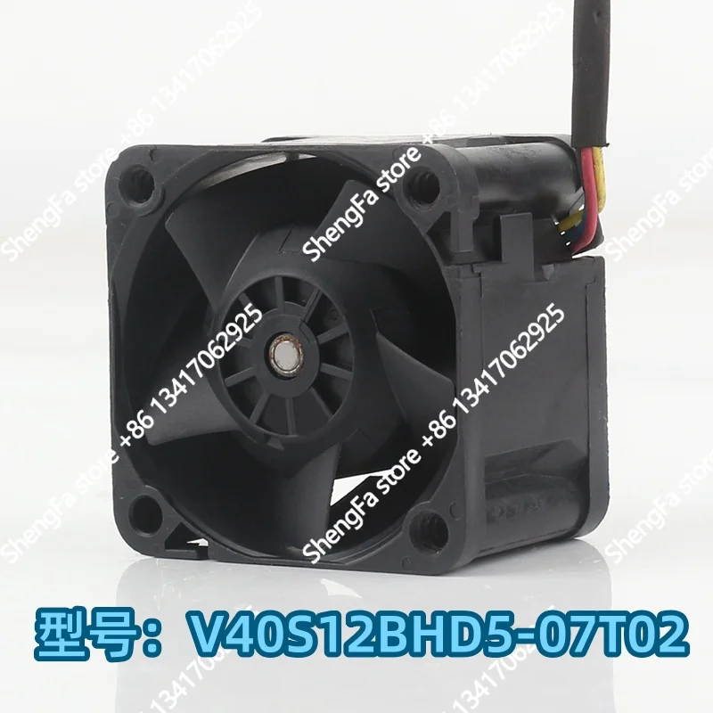 Nidec 5V 24V 48V DC12V 0.75A AC EC 4028 40X40X28MM 4CM High air volume violent PWM speed regulation V40S12BHD5-07T02 Cooling fan