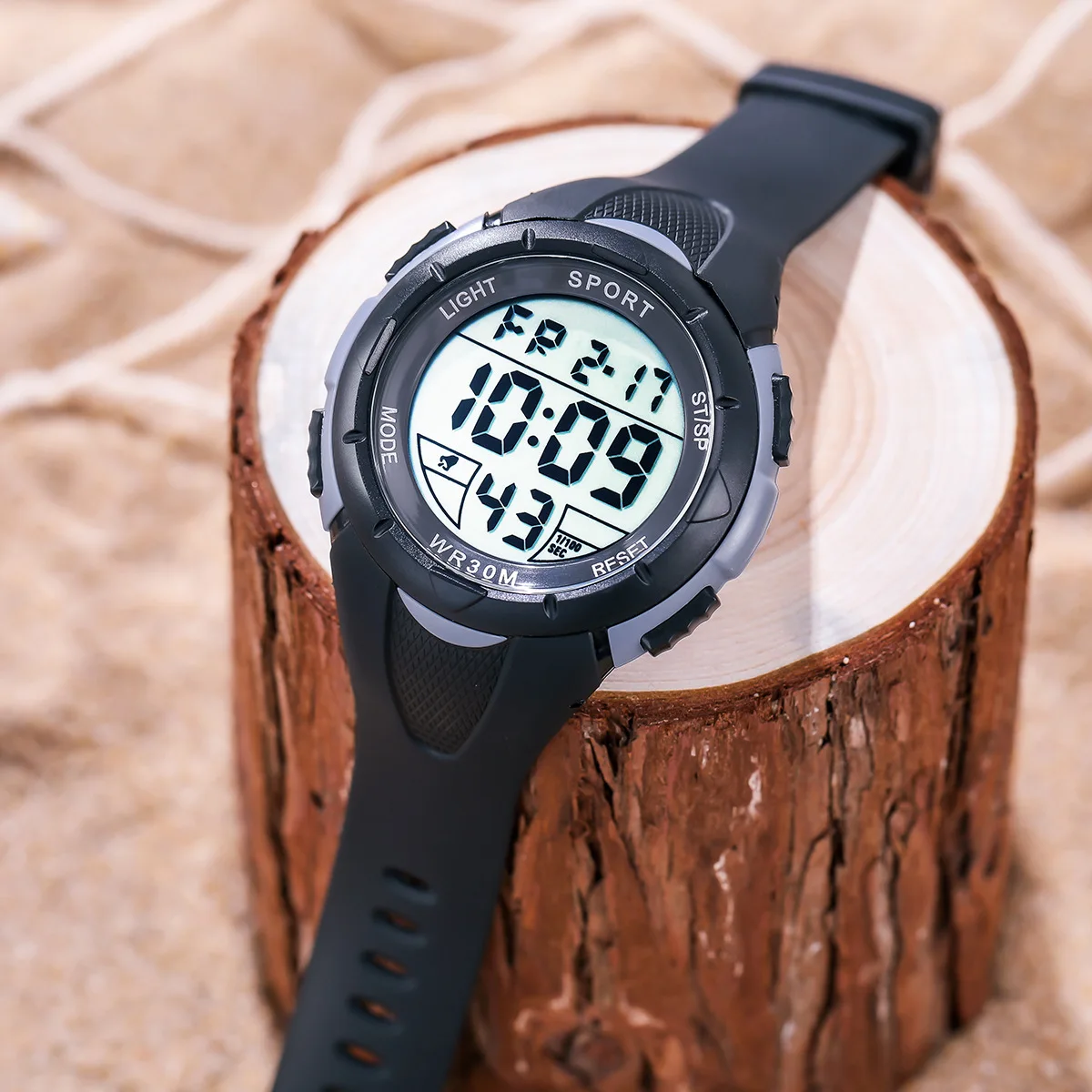 MAYZHISU Electronic Man Watches for Men Digital Wristwatch Male Sports Waterproof Watch Clock Alarm Wrist Watch