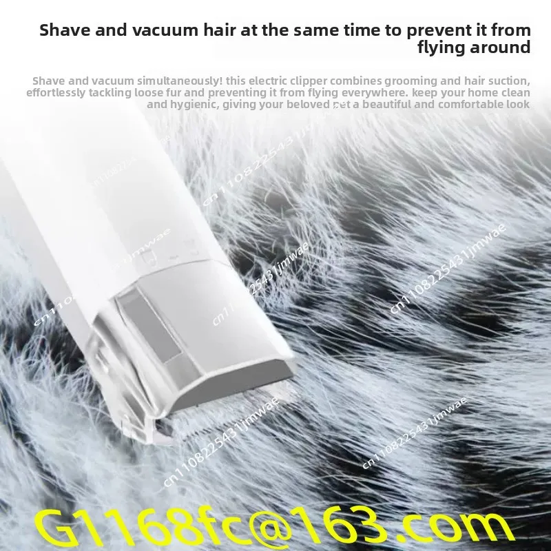 7 in 1 Multifunctional Pet Hair Trimmer Dog Cat Vacuum Kit Trimming and Shaving Integrated Dog Use