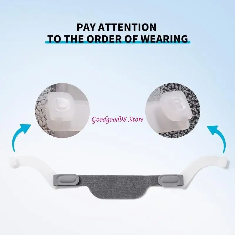Soft Fabric CPAP Masks Headgear Replacement Strap Set for Backup Rotation Use 
