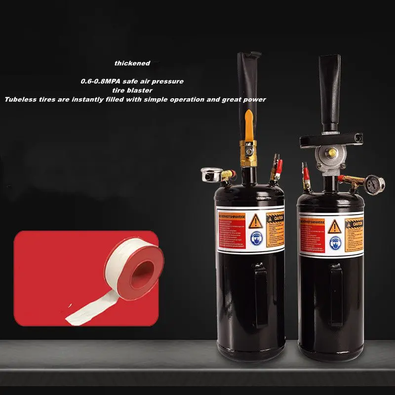 High‑Pressure Tire Bead Blaster Air Storage Tank Inflator for Motorcycle EV Car Vacuum Tire Bead Seating Tool