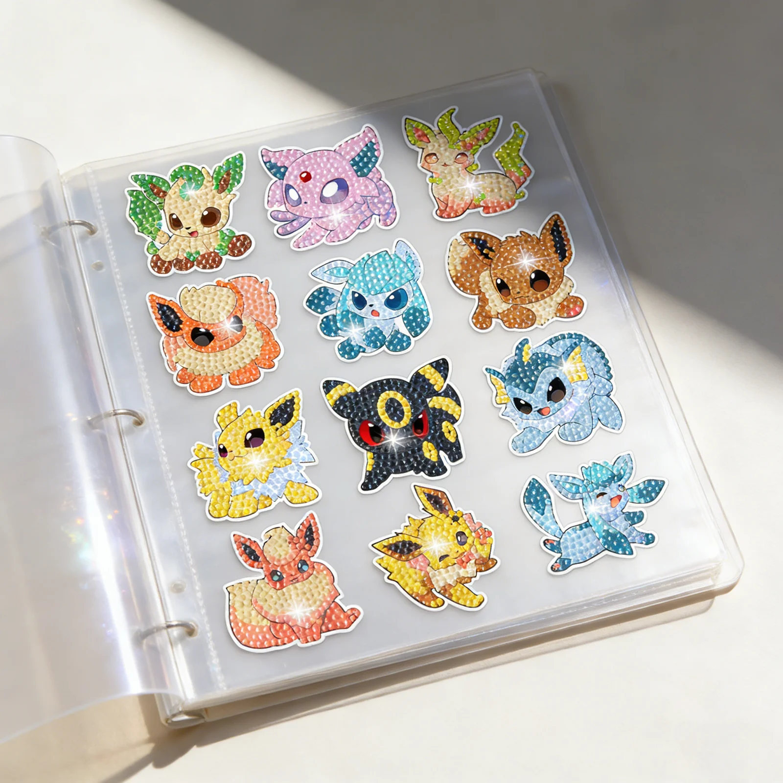 

Pokémon Pikachu Digimon Diamond Painting Sticker DIY Hot-selling Anime Character Birthday Kids Gift Ornament Souvenirs