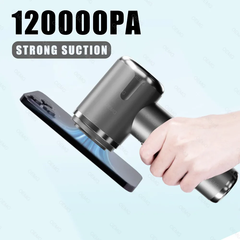 

CENRR 120000PA Mini Vacuum Cleaner High Suction Wireless Handheld Portable Vacuum Cleaner Powerful Cleaning Machine Car Cleaner